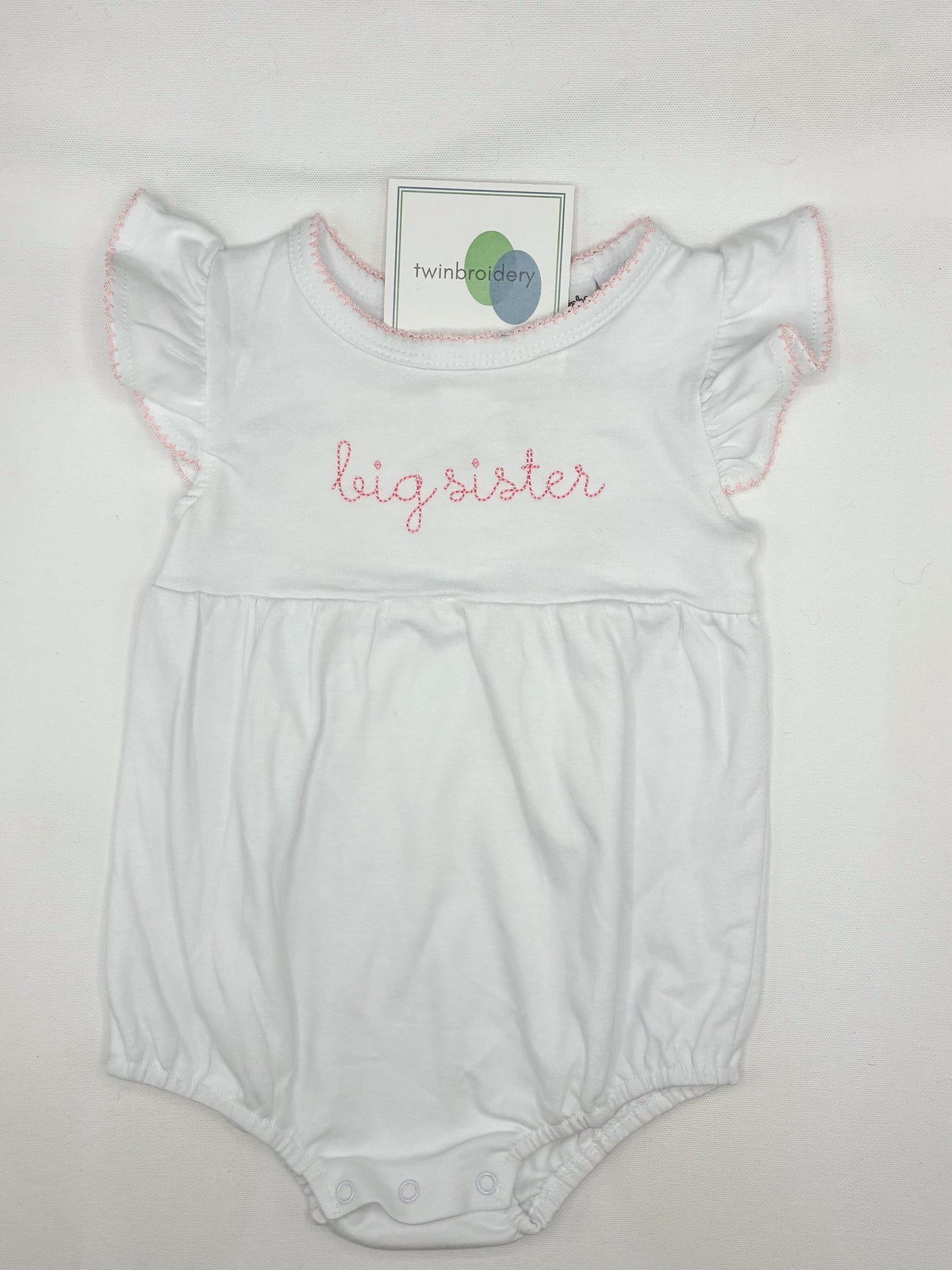 Machine Embroidered | Big Sister Large Scale