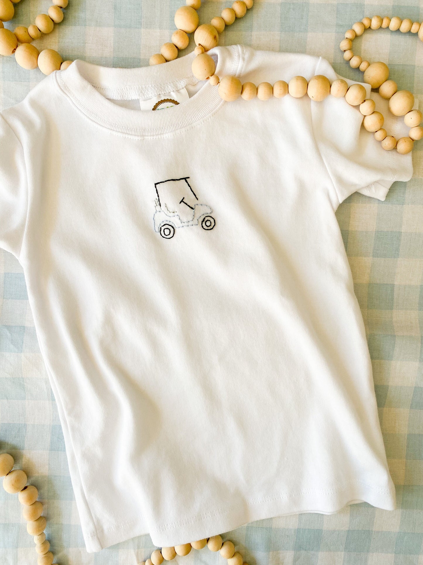 Hand Embroidered | Golf Cart