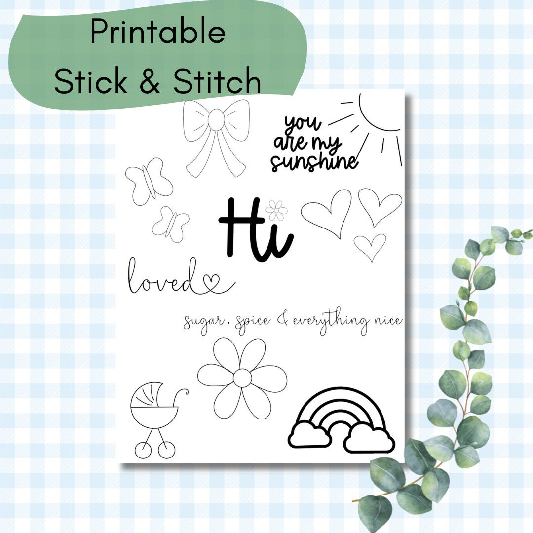 Baby Girl Hand Embroidery Patterns