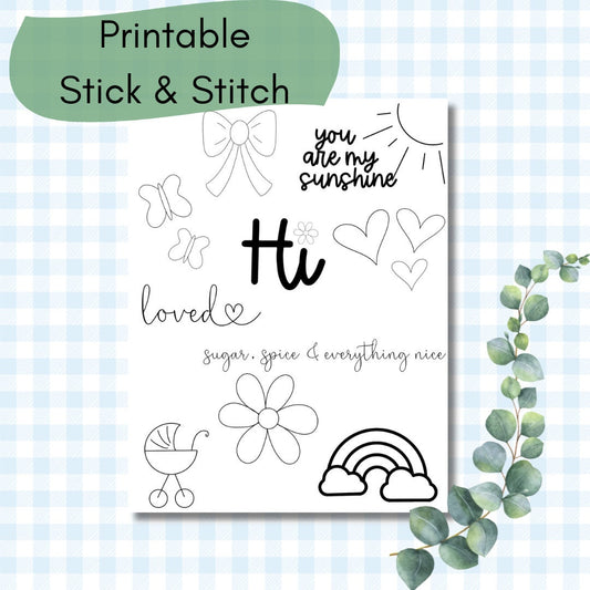 Baby Girl Hand Embroidery Patterns