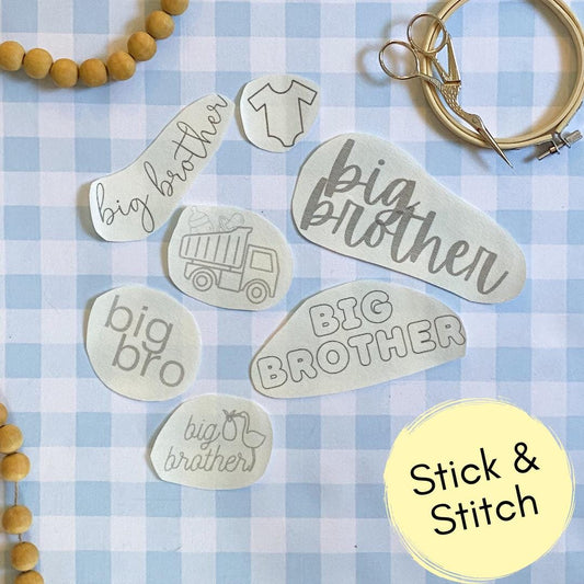 Stick & Stitch Stencil | Big Brother