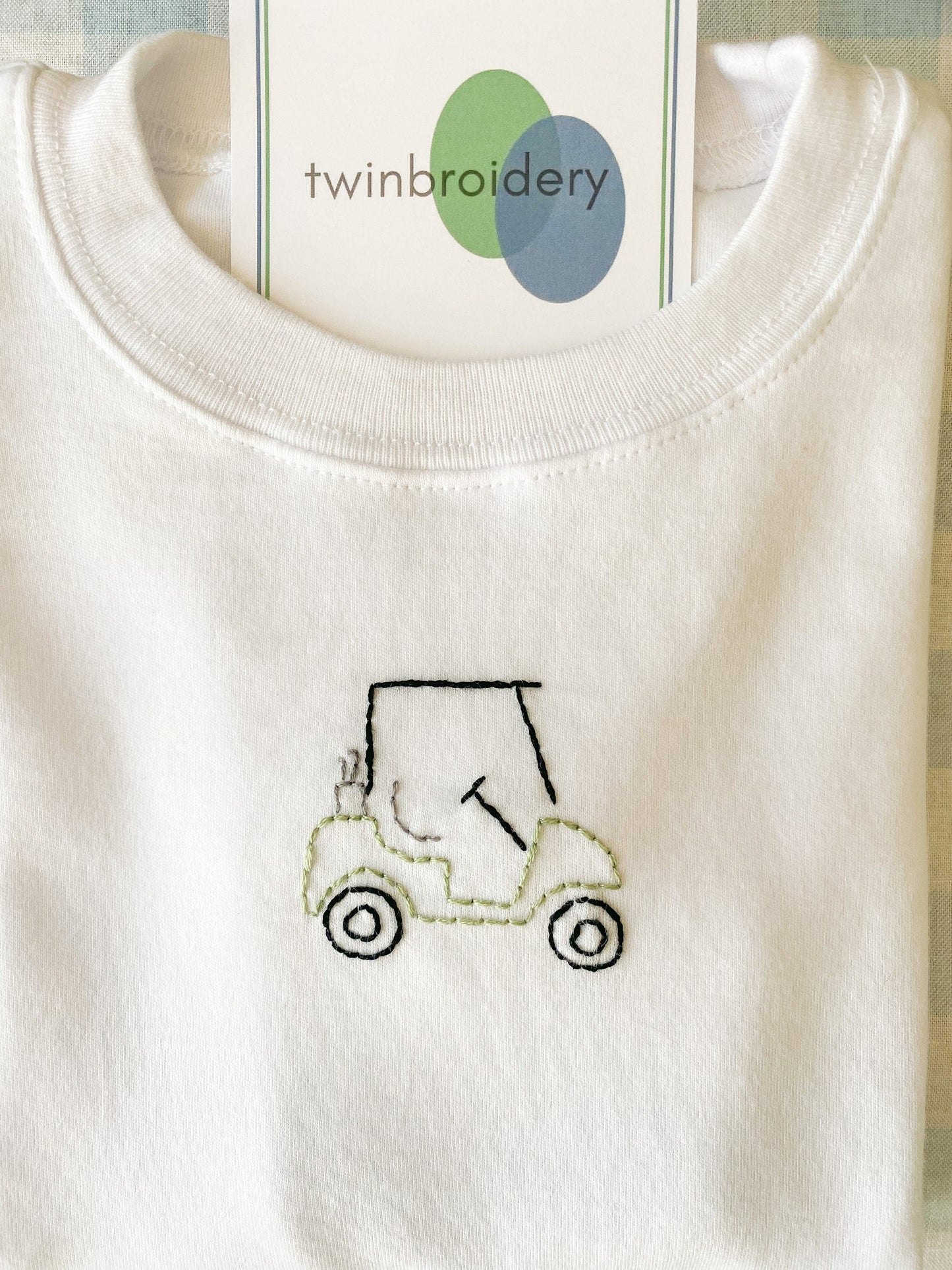 Hand Embroidered | Golf Cart