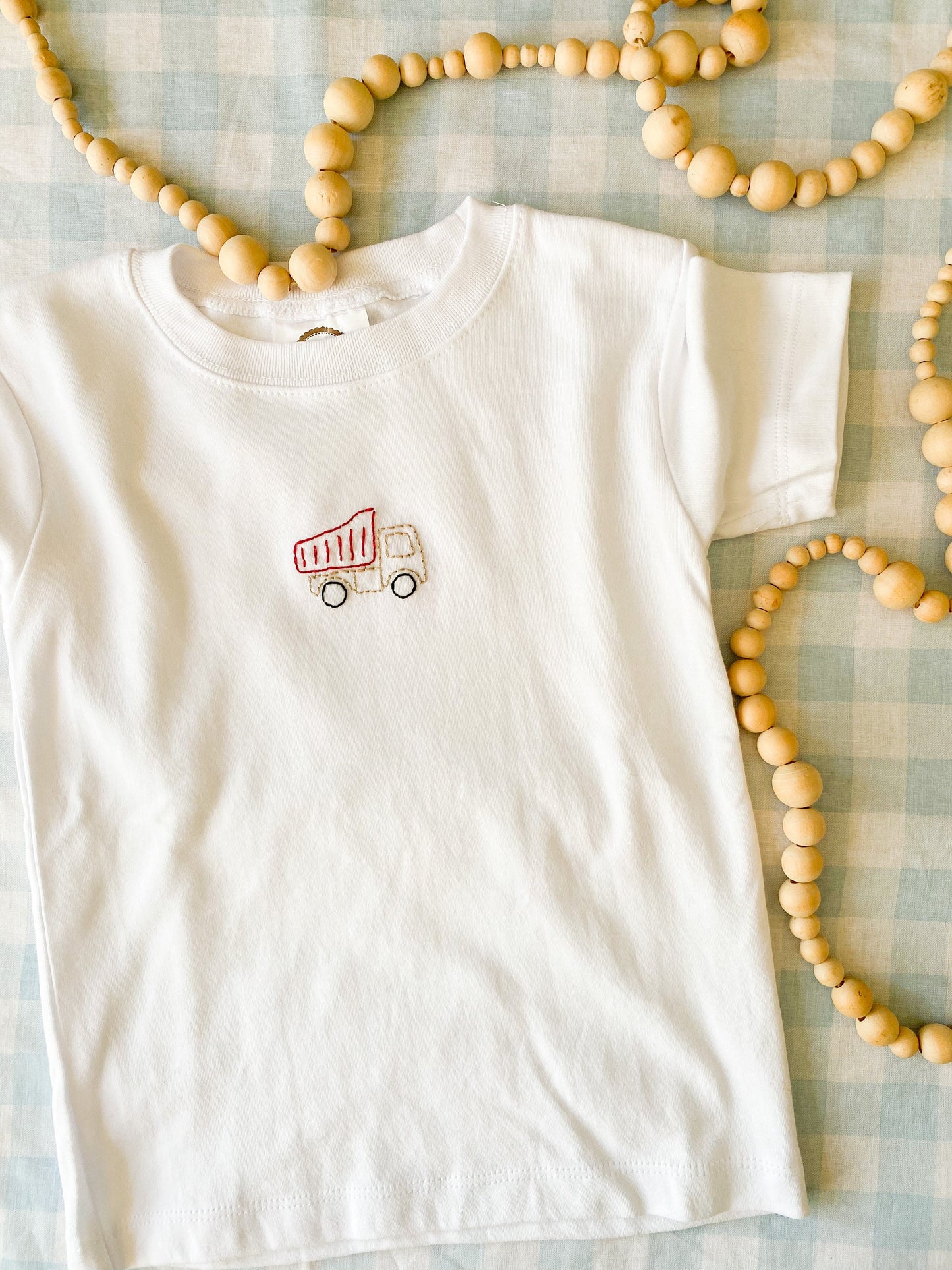 Hand Embroidered | Dump Truck