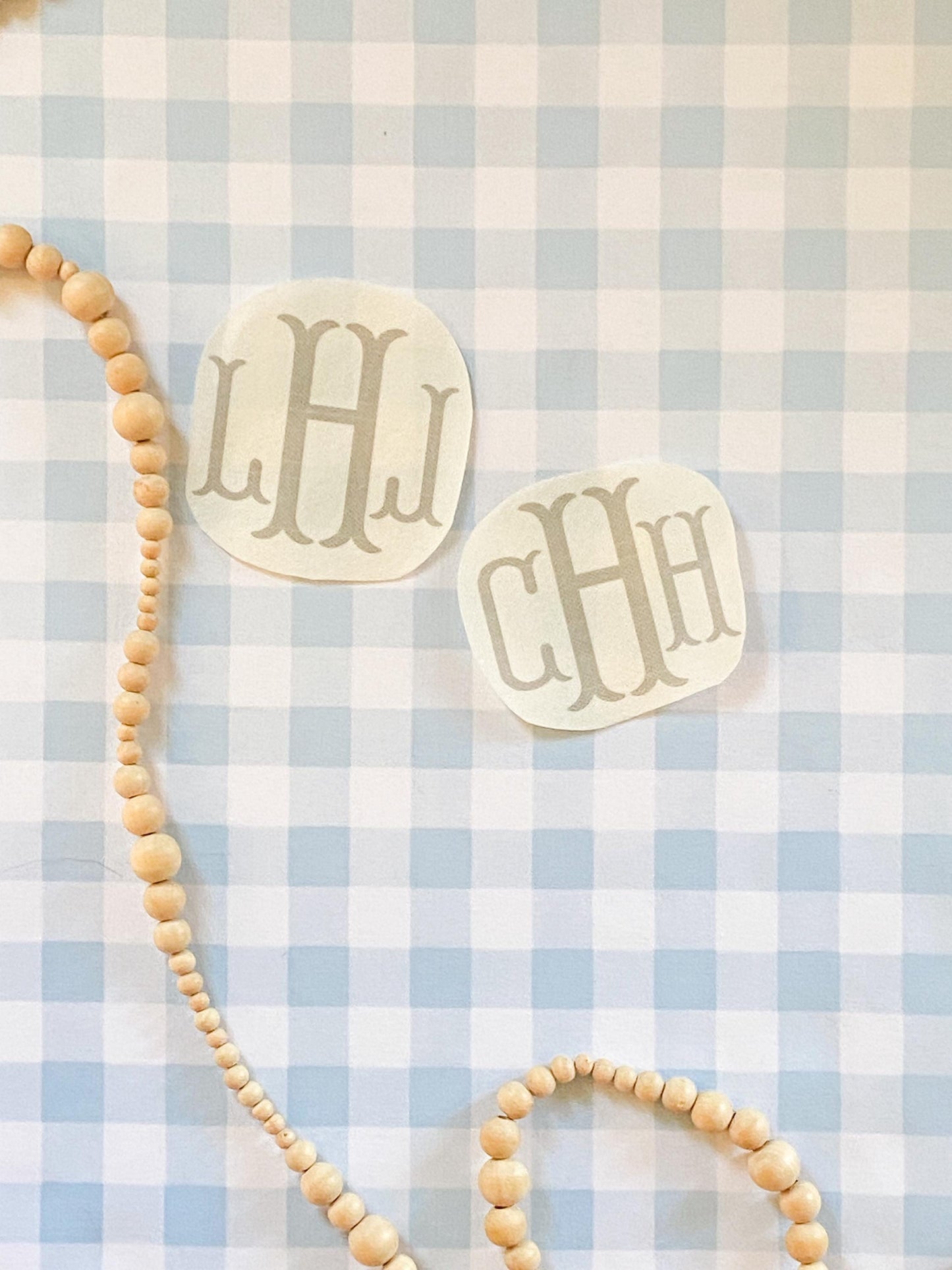 Stick & Stitch Stencil | Monogram