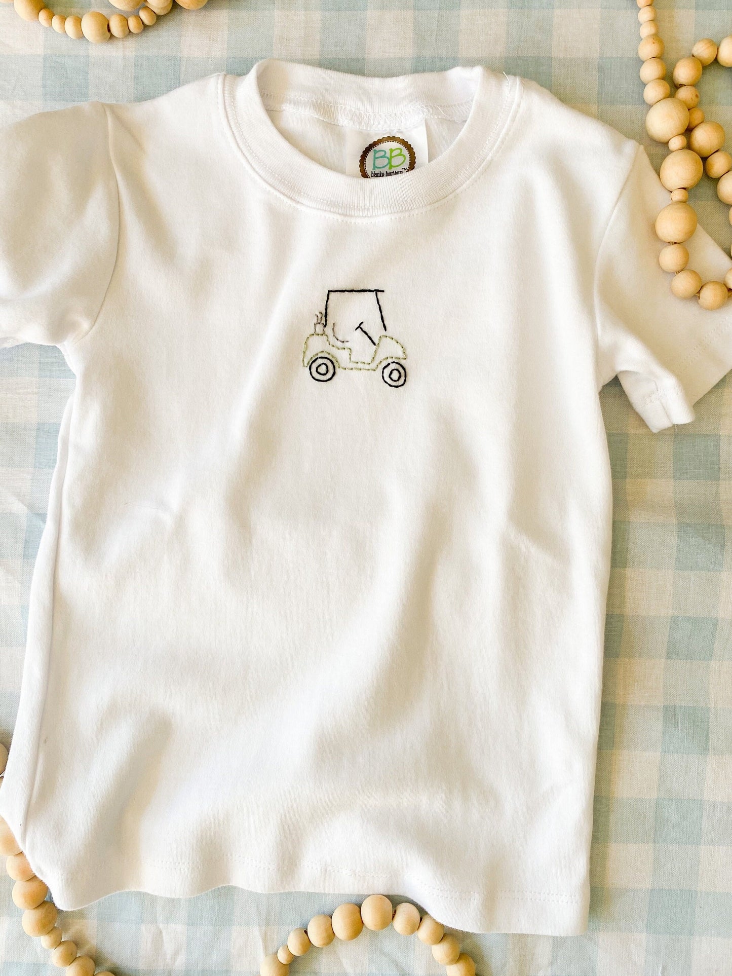 Hand Embroidered | Golf Cart