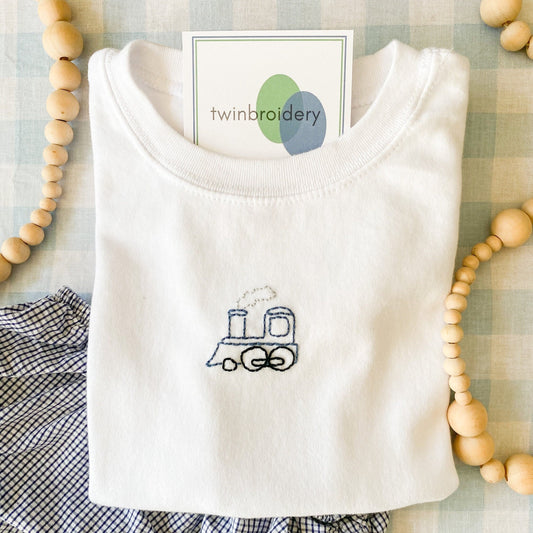 Hand Embroidered | Train
